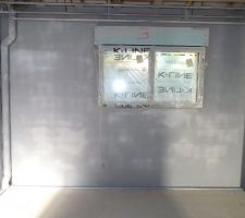 Photo de la projection de l'enduit d'étanchéité à l'air n°20