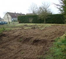 Début des travaux de terrassement