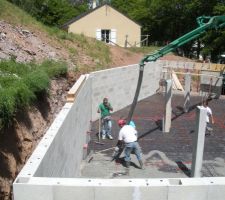 Réalisation de la dalle de sous-sol