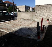Mise en place du treillis