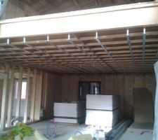 Plafond de la partie nuit rez de chaussée