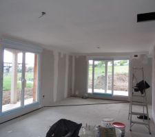 Sous couche plafond salon / séjour