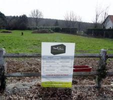 Le terrain d&eacute;frich&eacute;   panneau Delrieu