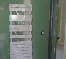 Le seche serviette de notre salle d'eau