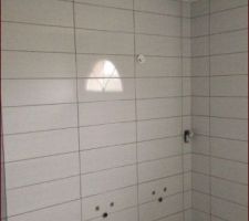 Carrelage salle de bain mur