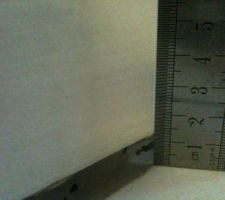 Mesure affaissement dalle