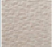 Matrix nacar-faience mosaic blanche