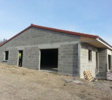 Avant toit et goutiere posés