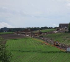 Tout d&eacute;but des travaux du lotissement