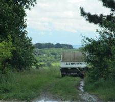 L'acc&egrave;s par le haut du lotissement, aucun changement pour le moment