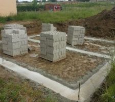 Fondations coulées