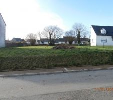 Vu d'ensemble du terrain