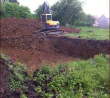 D&eacute;but du terrassement