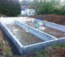 La cave et le vide sanitaire quasiment fini