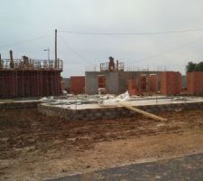 Le rdc a commencé pour les appartements