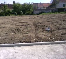 Notre terrain avant les travaux