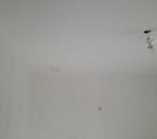 Plafond : 1 couche
on ne distingue pas très bien la différence entre les murs et le plafond
a vos lunettes !