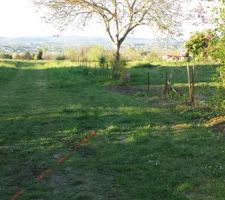 Chemin d'acces avant travaux