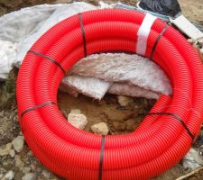 Fourreau EDF . Diam 90  sur 15 m de long