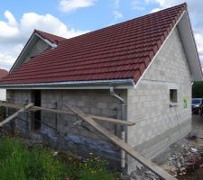 Finition de la couverture du garage