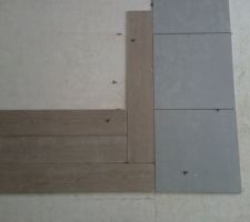 Lames non coll&eacute;es : essai de calepinage