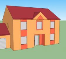 Face avant fait avec sketchup