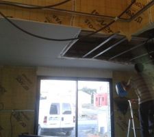 Isolation plafond salon