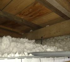 Isolation plafond salon