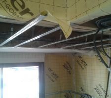 Isolation plafond salon