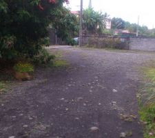 Vue de du fond de la parcelle