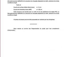 Etude préliminaire des fondations