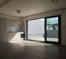 Le salon/cuisine