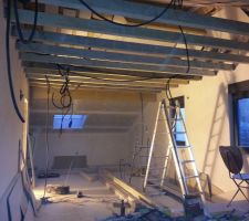 Solivage chambres du haut