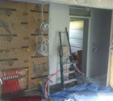 Vers le garage