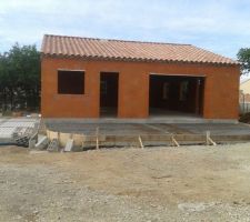 Préparation de la dalle terrasse et garage