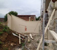 Mise en place enduit