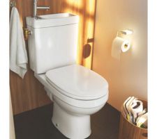 WC avec lave-mains classique
