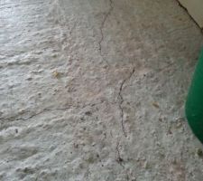Fissure dalle garage 1