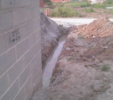 Fondations pour muret