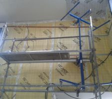 Placo plafond salle à manger