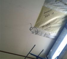 Placo plafond salle à manger