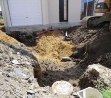 Raccordement de la maison aux reseaux