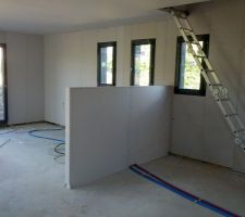 Cloison de la cuisine