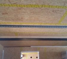 Finition de l'habillage du garage en osb