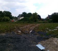 Le terrain sur lequel notre futur maison devrait sortir de terre dans les prochains mois.