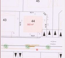 Notre futur terrain le lot n&deg;44