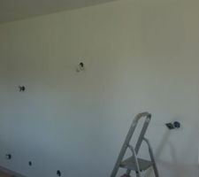 La première couche de peinture fini y aura besoin d'une 2èmes couche sûrement.