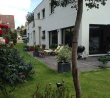 Jardin commençant à prendre forme