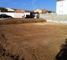 1&egrave;re partie du terrassement