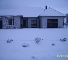 Notre maison sous la neige